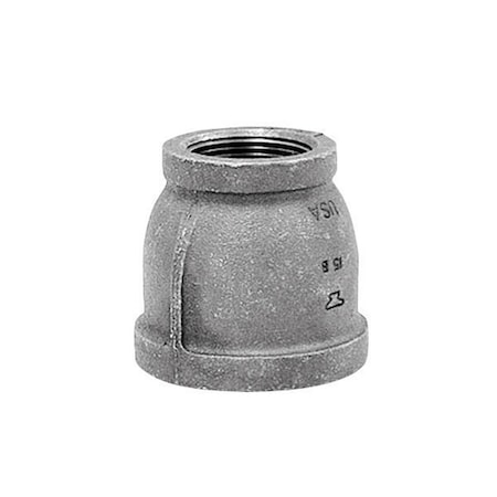 Anvil Anvil 1-1/2 in. FPT X 3/4 in. D FPT Black Malleable Iron Reducing Coupling 8700134656
